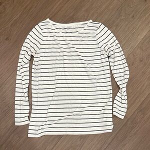 Club Monaco Striped Long Sleeve Tee
